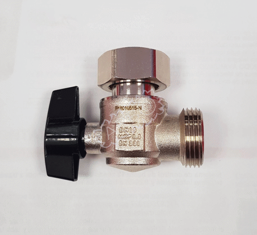 Imagen de KIT 5 GRIFOS DE AGUA EN ANGULO DE 3/4 CON PALANCA NEGRA