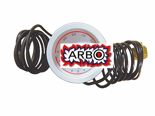 Imagen de TERMOMANOMETRO BLANCO 0-6 BAR, 0-110°C, DIAM.50