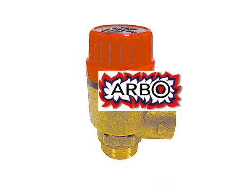 Imagen de VALVULA DE SEGURIDAD 3 BAR 1/2 SIN CONEXION DE HIDROMETRO