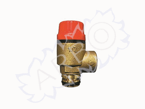 Imagen de VALVULA DE SEGURIDAD 1/2 3 BAR CON JUNTA TORICA