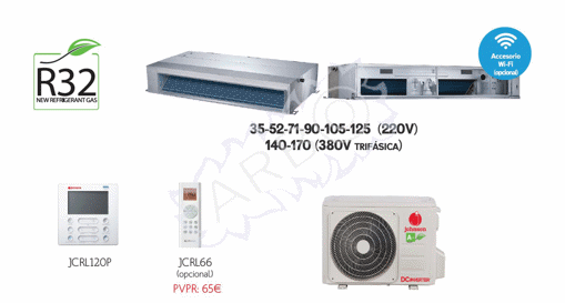 Imagen de AIRE ACONDICIONADO JOHNSON CONDUCTO 7565  FRIGORIAS