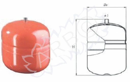 Imagen de VASO EXPANSION 150L, ER-150-CE