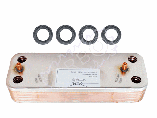 Imagen de INTERCAMBIADOR 14 PLACAS NOVANOX/PLATINUM COMPACT 28/28F/NEODENS PLUS EC