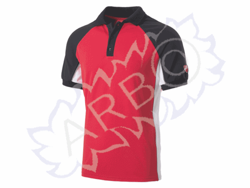 Imagen de POLO BARCELONA ROJO/NEGRO  TALLA  L