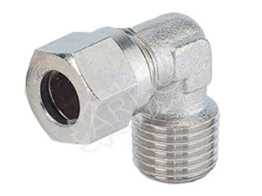 Imagen de KIT 2 RACORES CODO 90º 1/8  4X6 ENCHUFE RAPIDO COMPRESOR