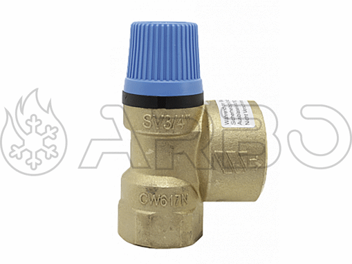 Imagen de VALVULA DE SEGURIDAD CERTIFICADA 3/4" x 1" DE 8 BARES