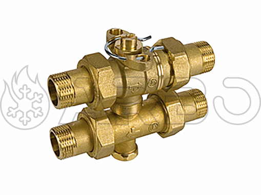 Immagine di VALVULA DE ZONA ESFERA 3V MOTORIZABLE 1" TM110ºC PM 10BAR