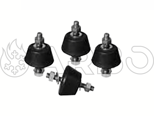 Imagen de KIT AMORTIGUADORES PARA SOPORTES A35 32KG (4 mm)