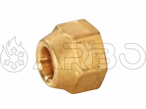 Imagen de TUERCA DE 1/4" PARA TUBO COBRE AISLADO(PEDIDO MINIMO 10 UDES.)
