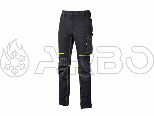 Imagen de PANTALON U POWER MODELO ATOM BLACK CARBON TALLA S