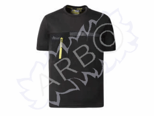 Immagine di T-SHIRT U-POWER MODELO CHRISTAL BLACK CARBON TALLA 5XL