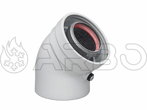 Imagen de CODO EMPALME 45º M/H DIA 60/100 MM