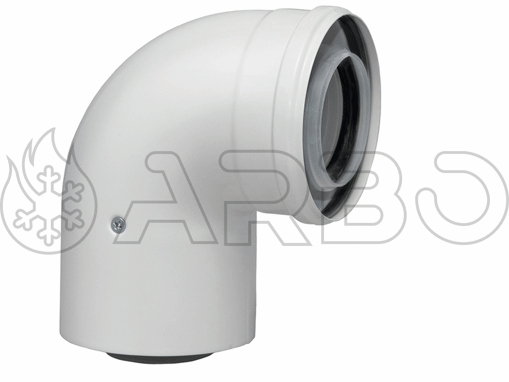 Imagen de CODO EMPALME 87º DIA 60/100 PROPILENO