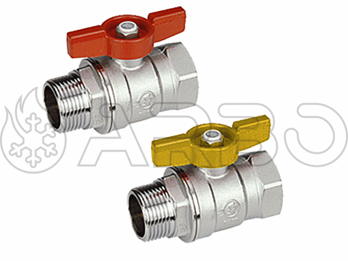 Imagen de VALVULA ESFERA H-M PASO ESTANDAR DE 3/8"